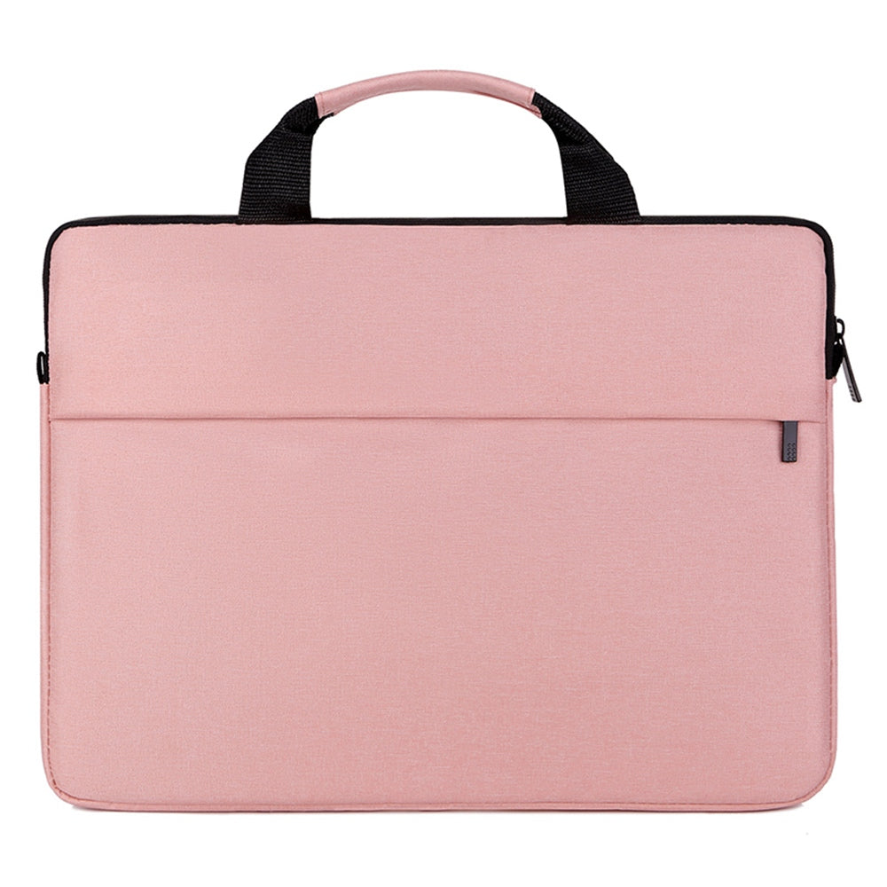 OKADE B022 Minimalist Laptop Handbag for 14inch Notebook Soft Lining Carrying Bag (with Shoulder Strap) - Pink