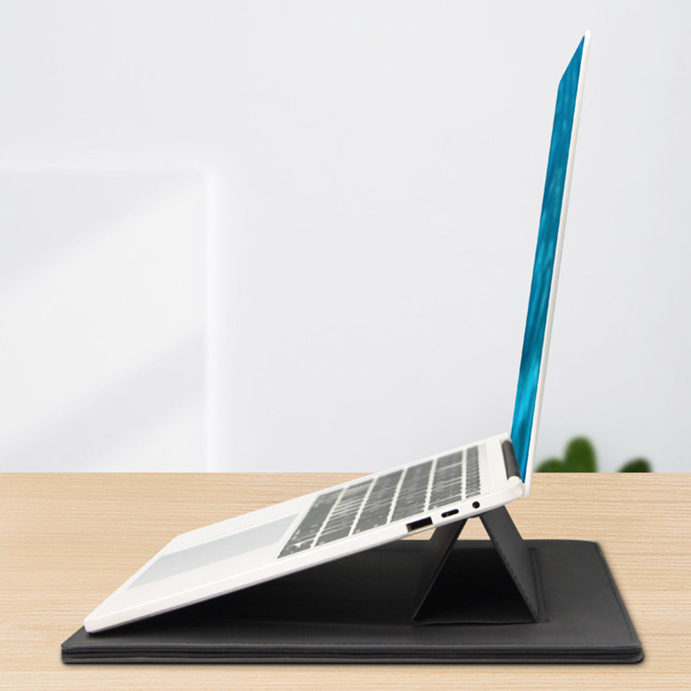 14inch Notebook Computer Ultra-thin Sleeve Shockproof Anti-scratch Laptop Case with Magnetic Holder Stand