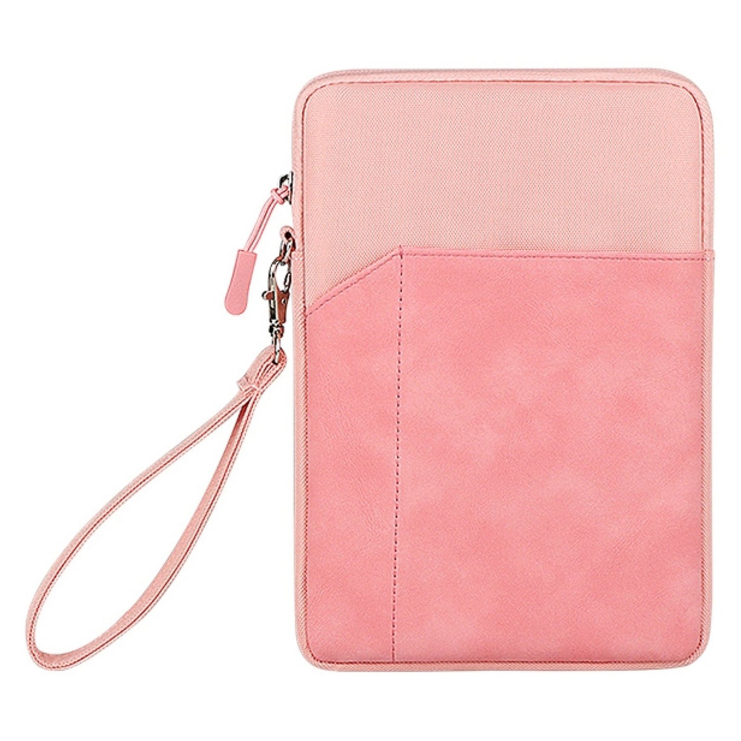 Uniqkart HWL7017 Shockproof Carry Case for iPad mini 7.9-8.4 inch Scratch Resistant Tablets Zippered Sleeve Bag with Outer Pouch - Pink