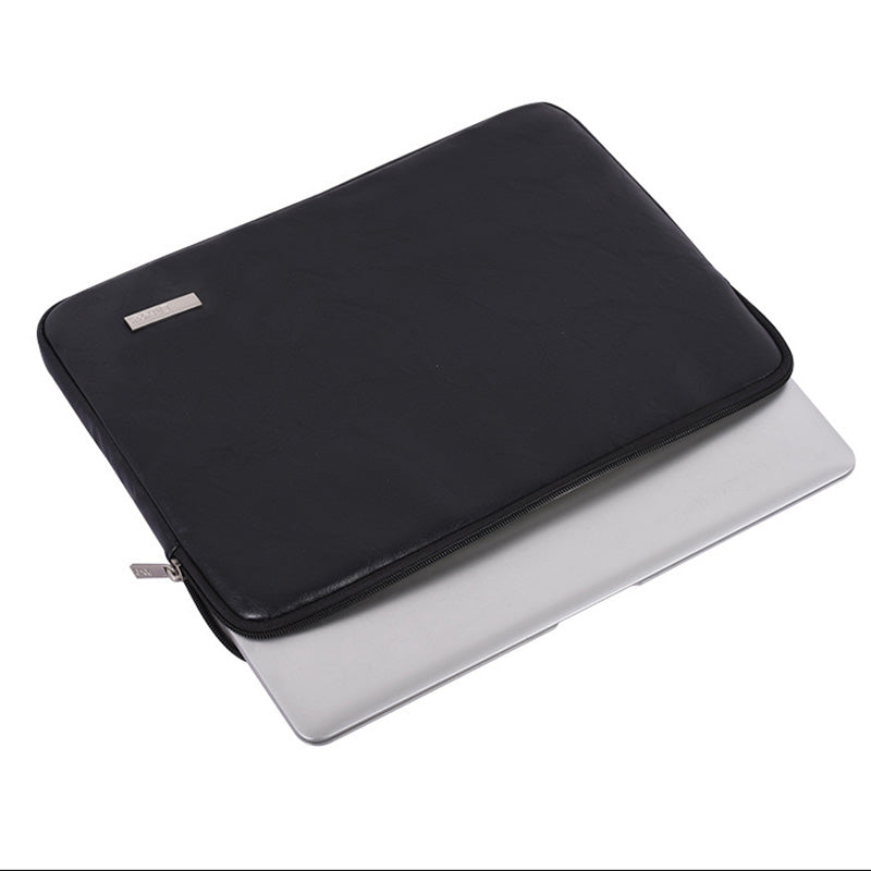 Canvasartisan L38-T0311 PU Leather Sleeve Bag for 11 inch Laptops Anti-Scratch Carry Case Notebook Portable Slim Case with Small Bag - Pink