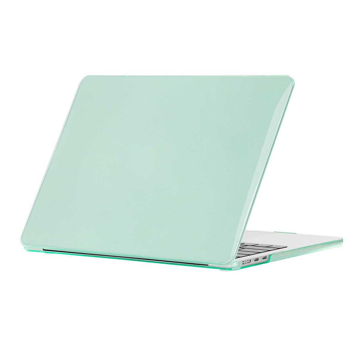 Anti-scratch Case for MacBook Air 13 inch (2022) (A2681) Crystal PC Front and Back Protective Cover Shell - Midnight Green
