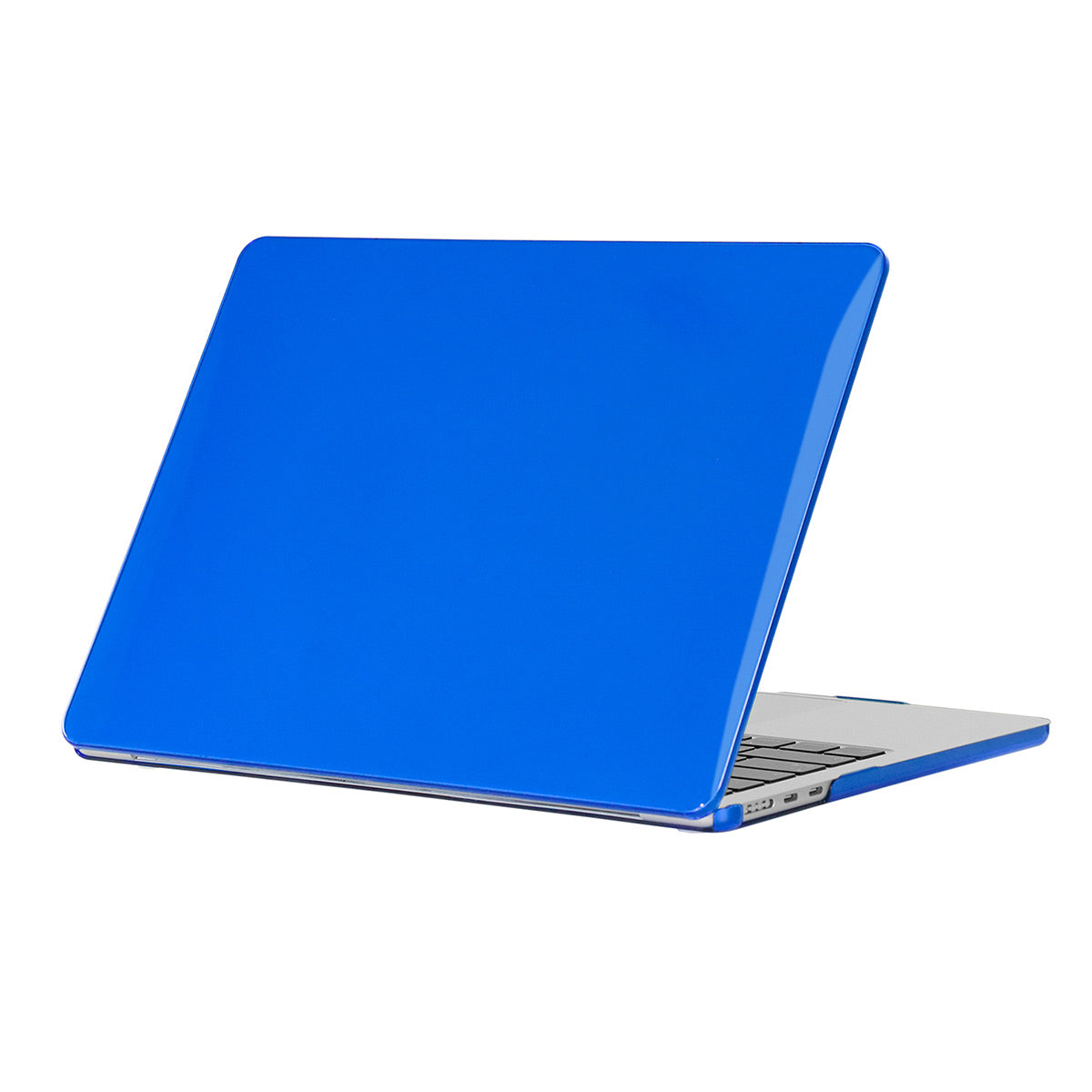 Anti-scratch Case for MacBook Air 13 inch (2022) (A2681) Crystal PC Front and Back Protective Cover Shell - Dark Blue