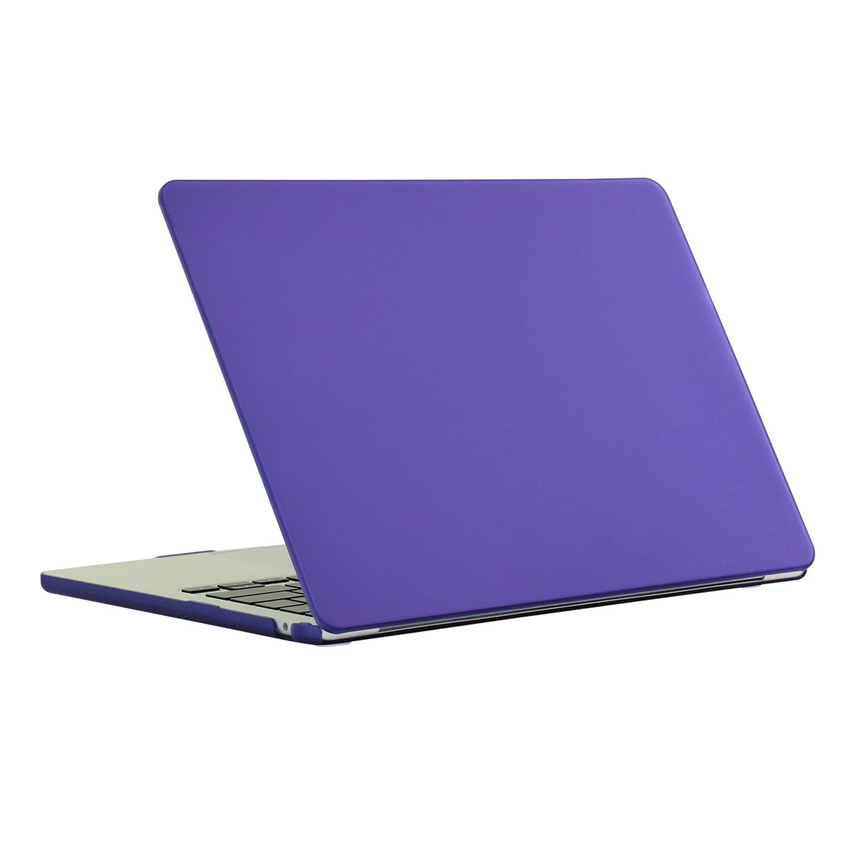 for MacBook Air 13 inch (2022)(A2681) Matte PC Front and Back Protective Case Anti-scratch Shell - Dark Purple