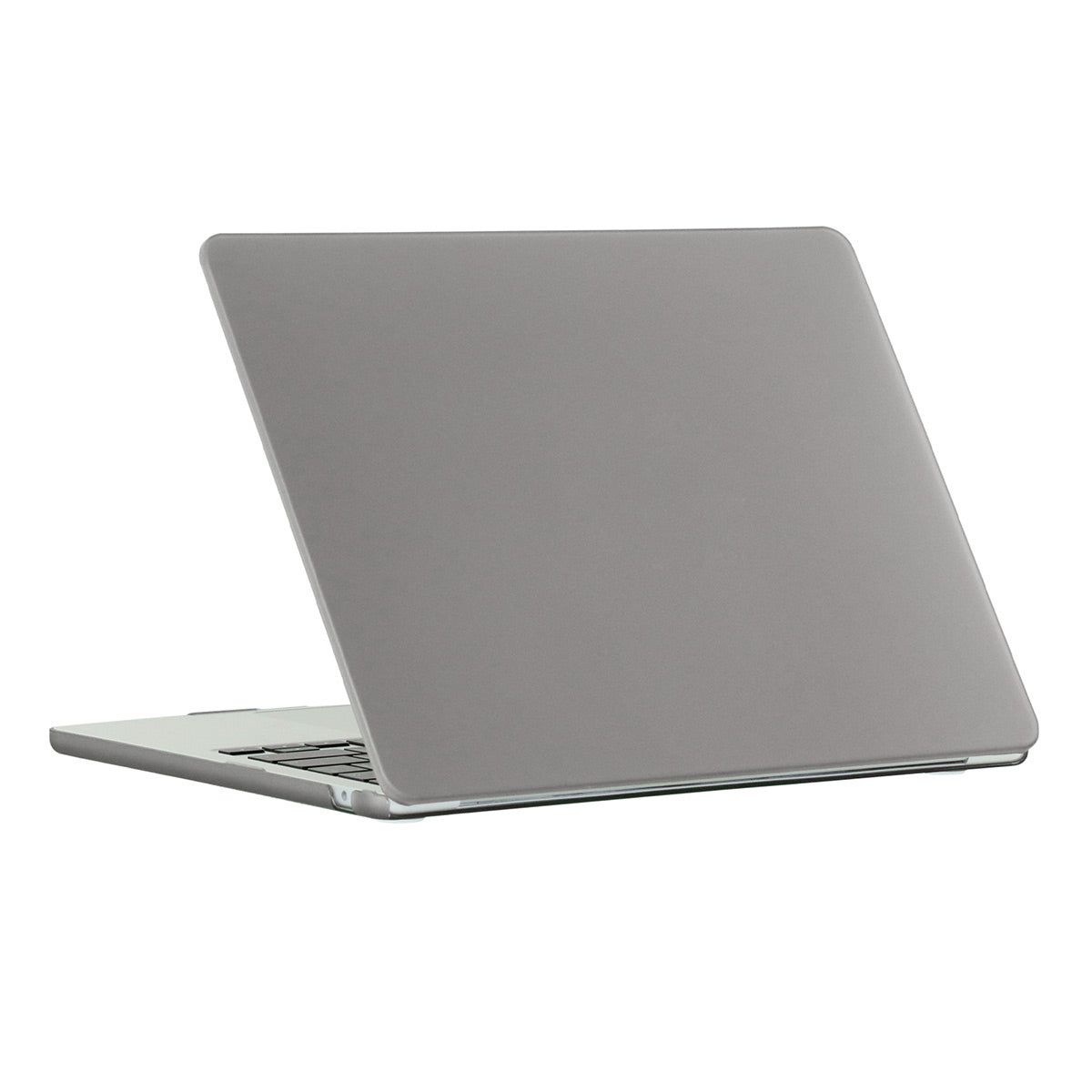 for MacBook Air 13 inch (2022)(A2681) Matte PC Front and Back Protective Case Anti-scratch Shell - Grey
