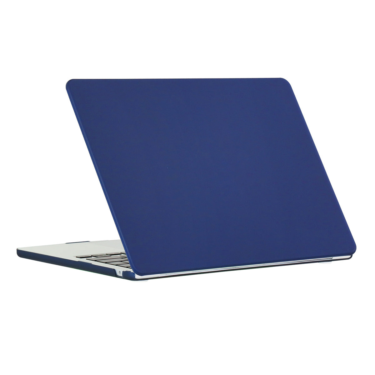 for MacBook Air 13 inch (2022)(A2681) Matte PC Front and Back Protective Case Anti-scratch Shell - Midnight Blue