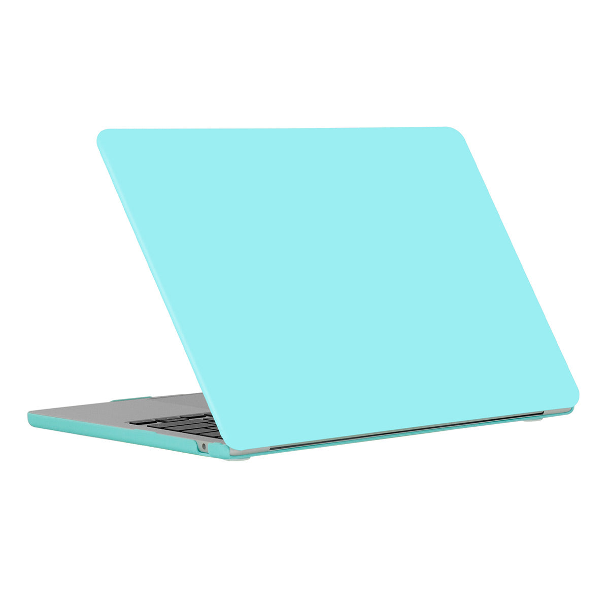 for MacBook Air 13 inch (2022)(A2681) Matte PC Front and Back Protective Case Anti-scratch Shell - Lake Blue
