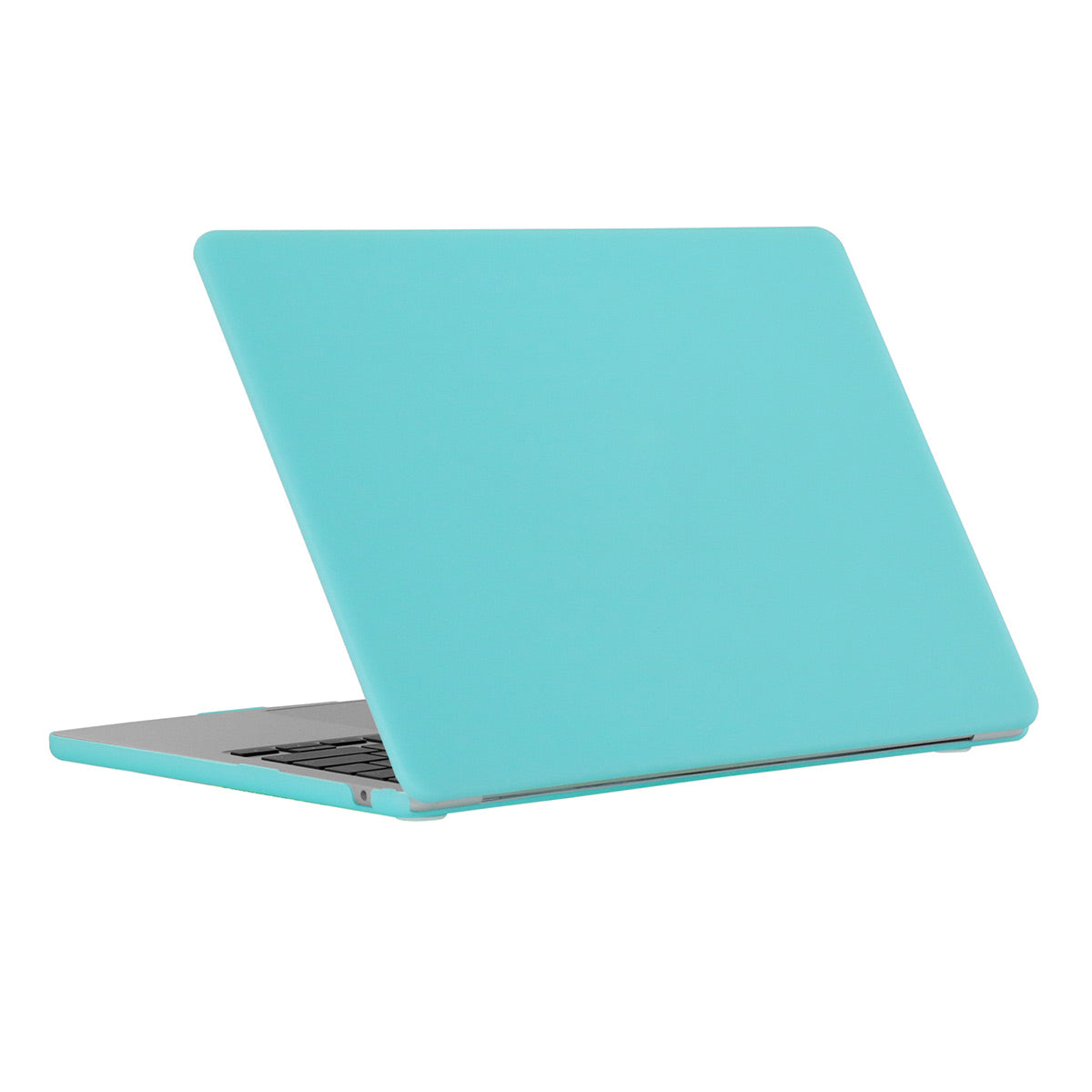 for MacBook Air 13 inch (2022)(A2681) Matte PC Front and Back Protective Case Anti-scratch Shell - Cyan