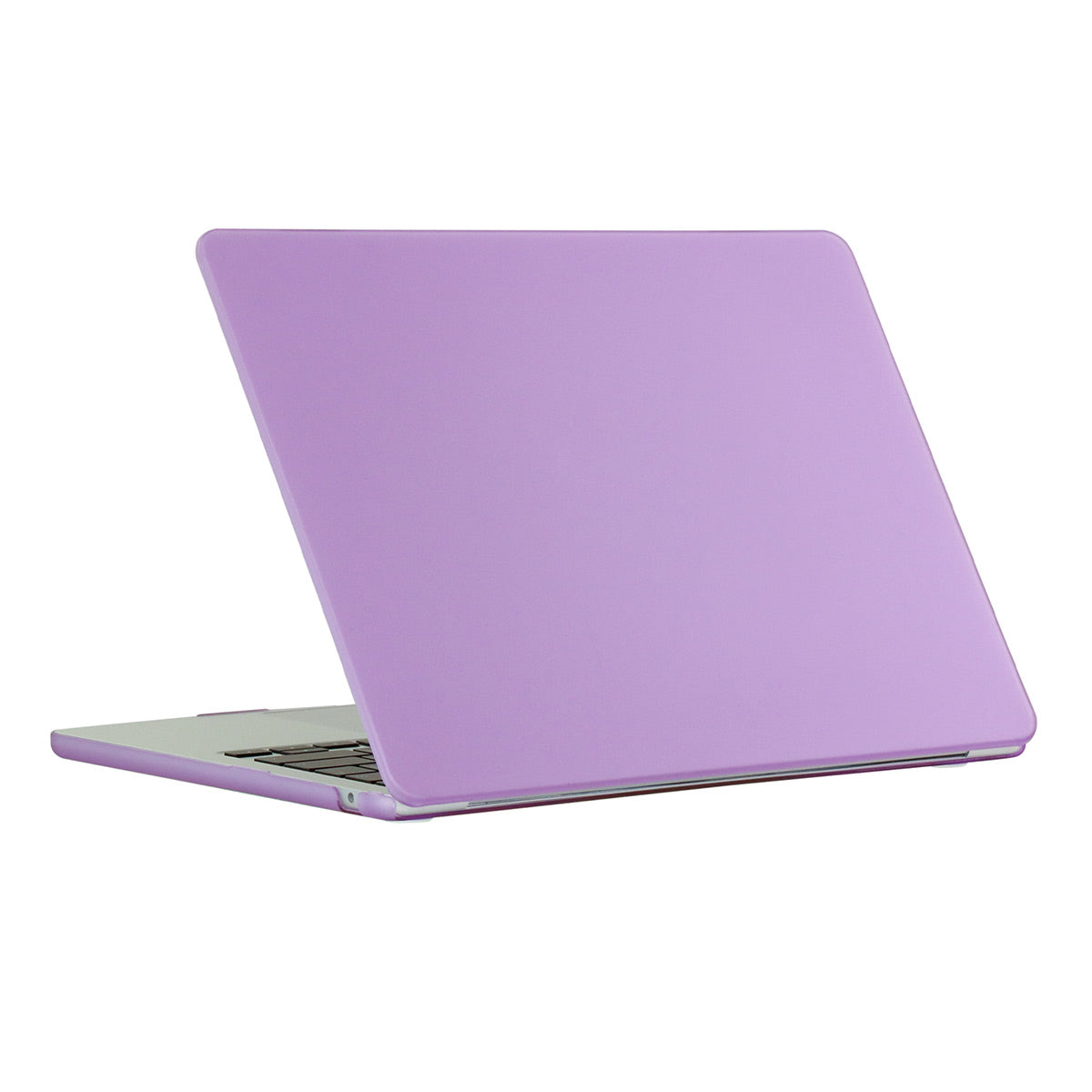 for MacBook Air 13 inch (2022)(A2681) Matte PC Front and Back Protective Case Anti-scratch Shell - Purple
