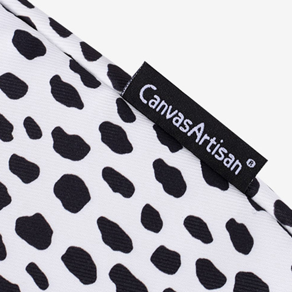 Canvasartisan H36-11 14-inch Notebook Protective Sleeve Black Spotted Laptop Portable Computer Zipper Bag