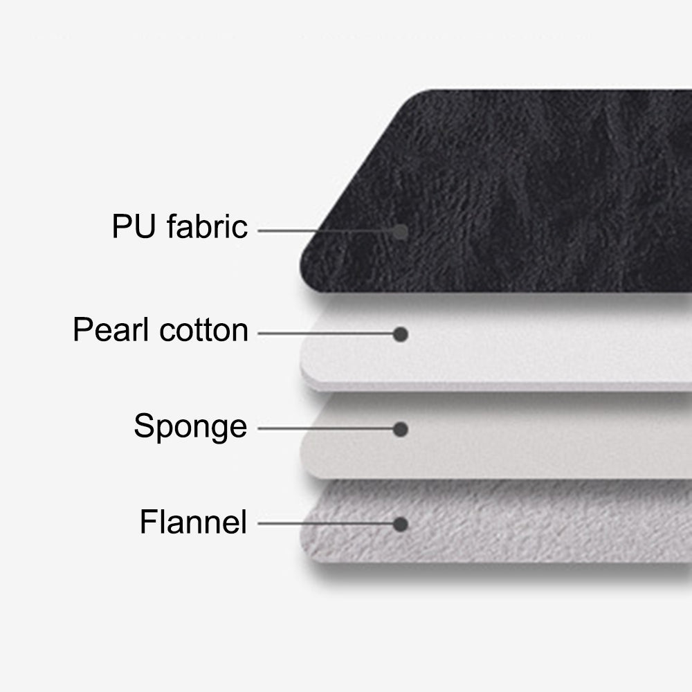 Canvasartisan L38-T0311 PU Leather Carrying Case for 14 inch Portable Sleeve Bag Laptops Slim Case with Small Bag - Grey