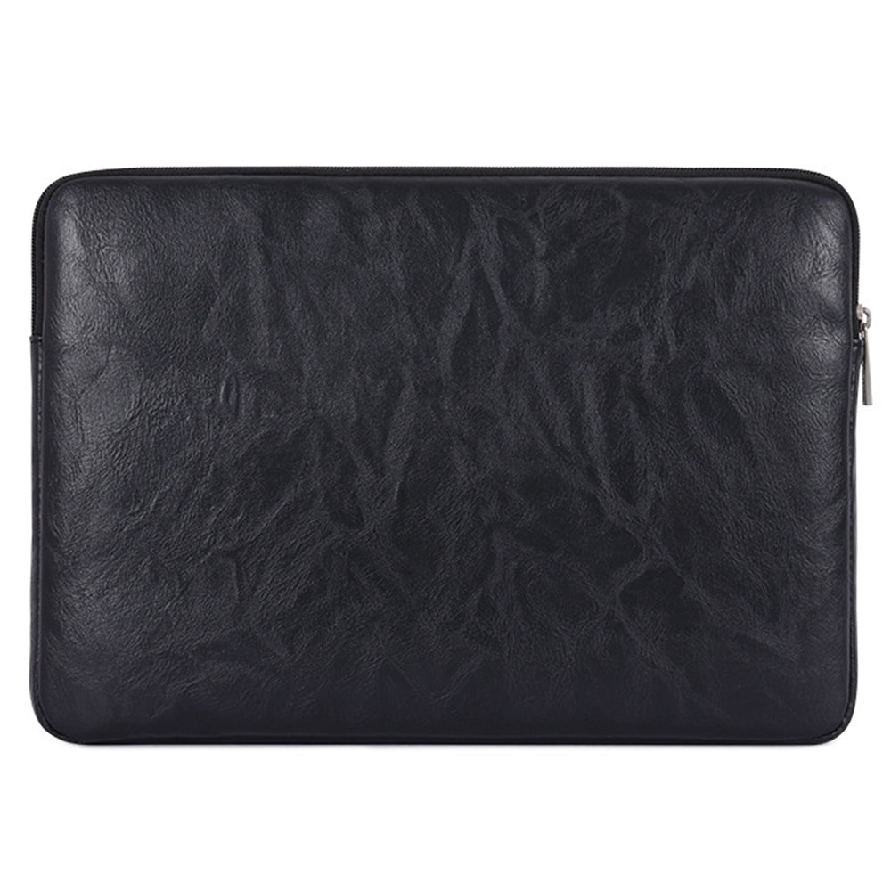 Canvasartisan L38-T0311 PU Leather Sleeve Bag for 15 inch Portable Carrying Case with Small Bag Laptops Shockproof Protector - Grey