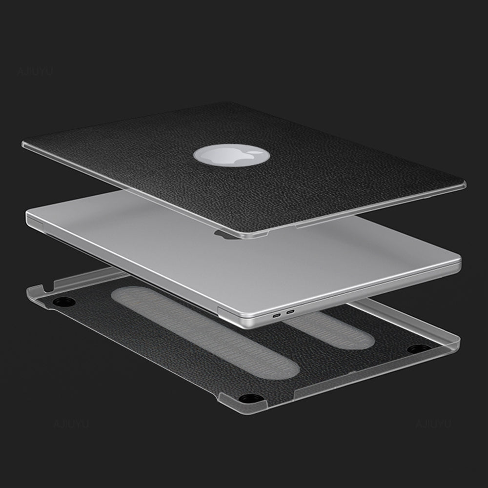 For Macbook Air 13 inch (2010-2012) A1369 / (2013-2017) A1466 Laptop Case Top Layer Genuine Leather Ultra Slim Notebook PC Cover Protector