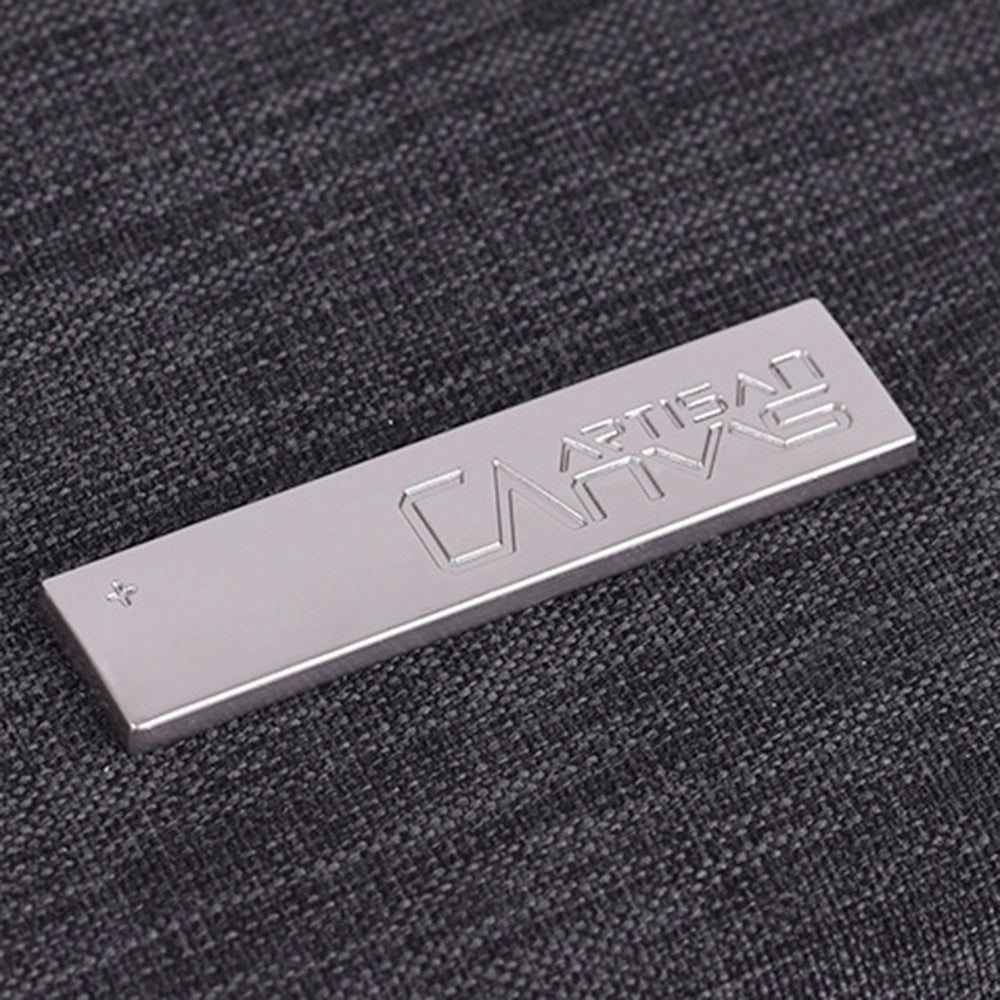 Canvasartisan L2-08 14-inch Laptop Tote Pouch Waterproof Notebook Zipper Sleeve Bag (with Handle) - Black