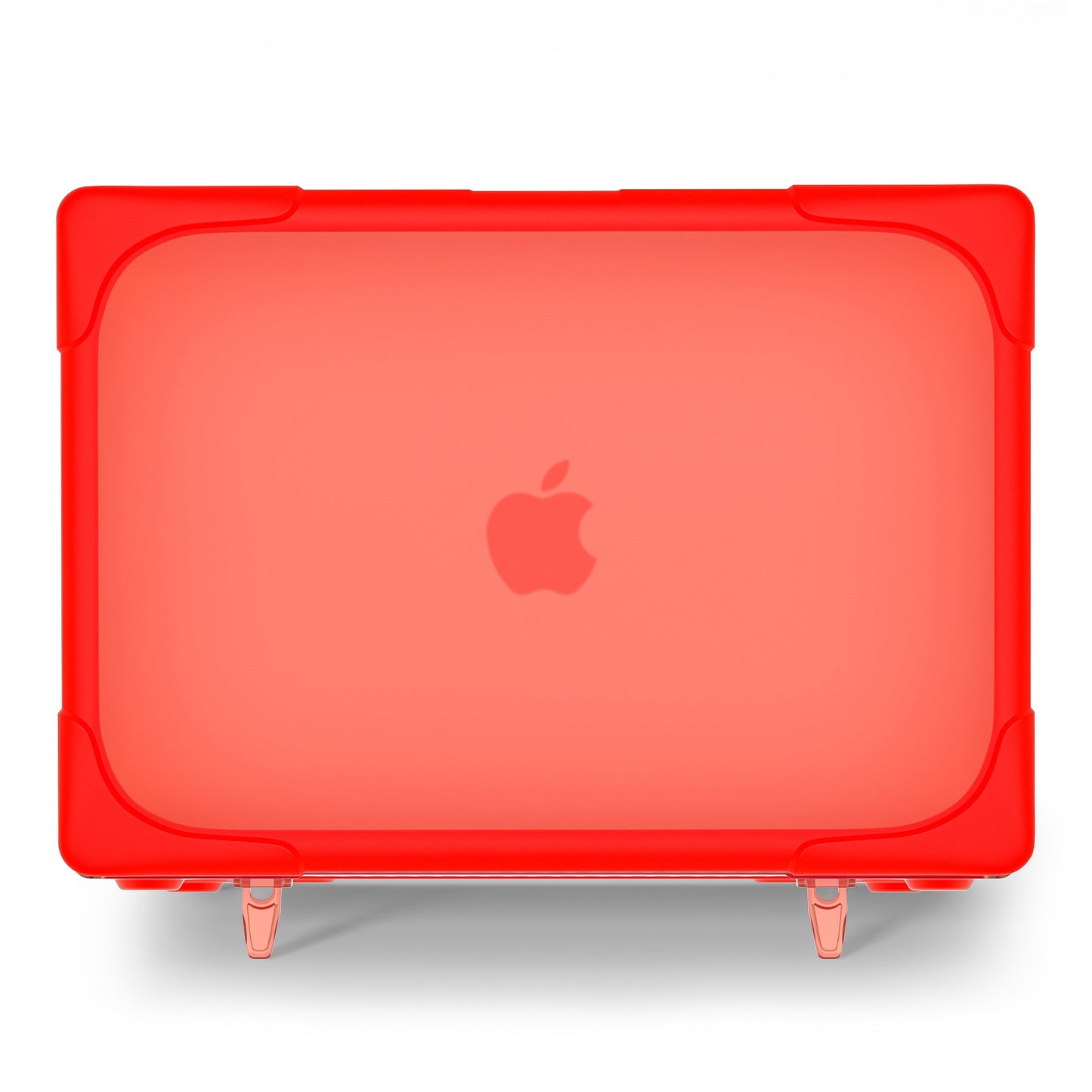 Laptop Case for MacBook Air 13 inch (2022) A2681 Protective Case Notebook Computer Anti-Scratch Cover with Stand - Red