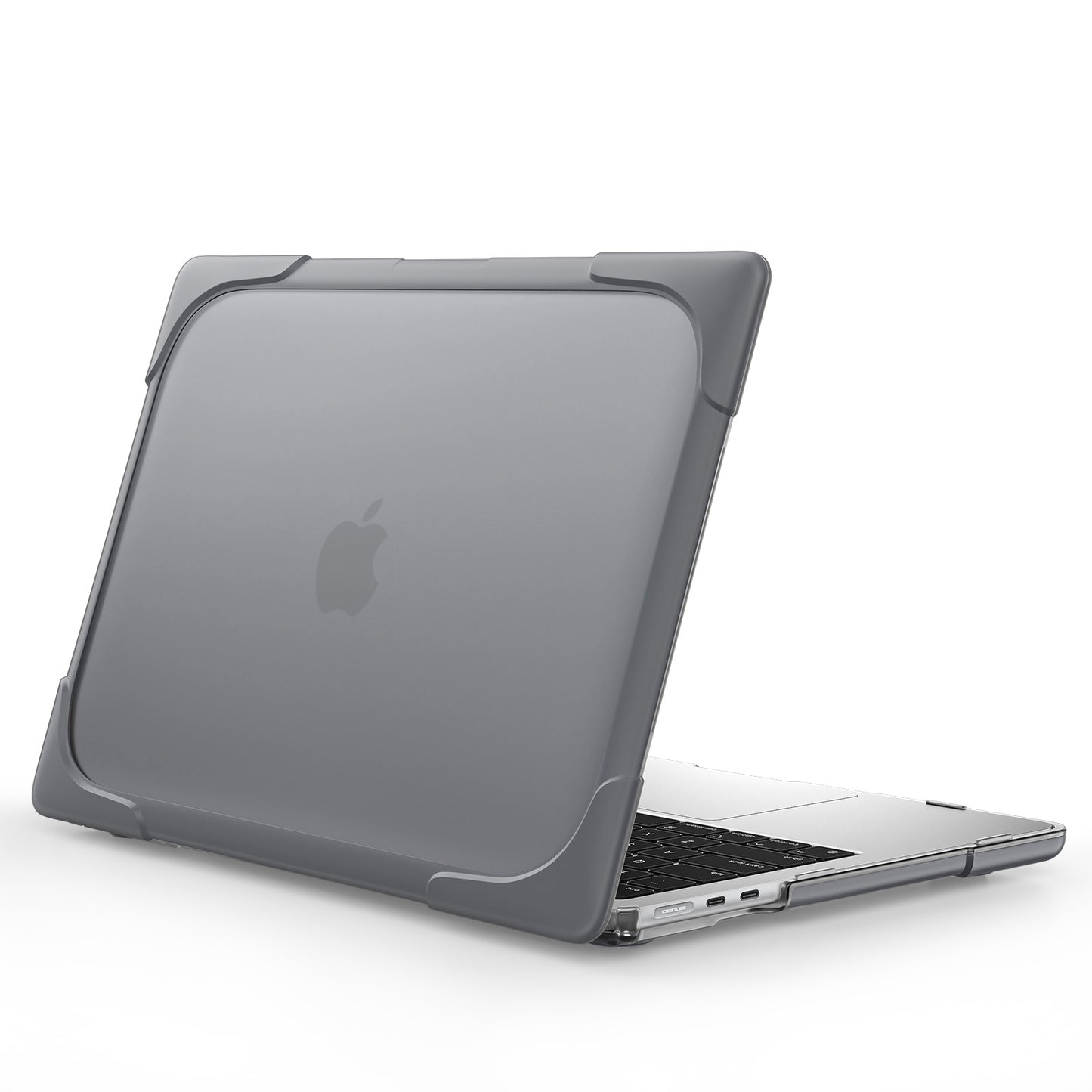 Laptop Case for MacBook Air 13 inch (2022) A2681 Protective Case Notebook Computer Anti-Scratch Cover with Stand - Grey