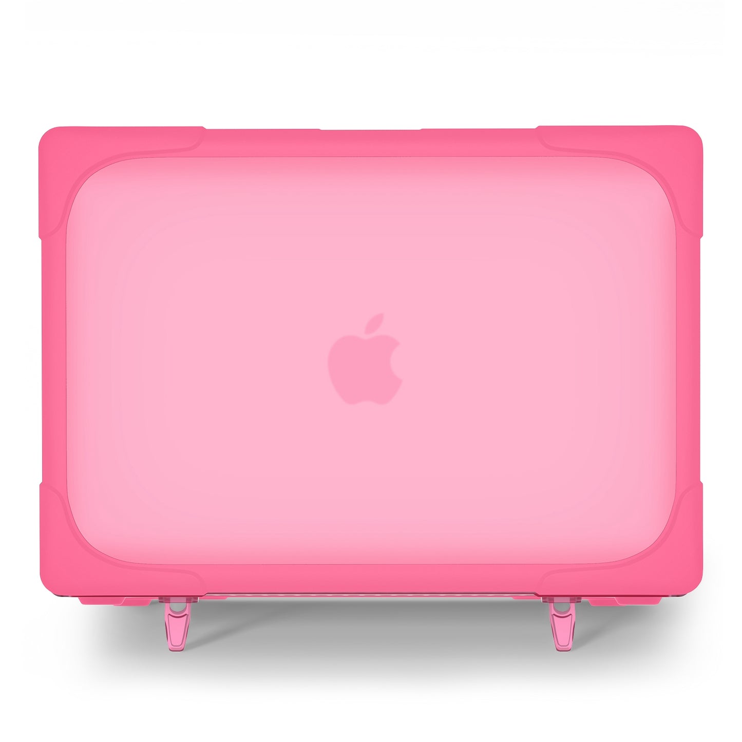 Laptop Case for MacBook Air 13 inch (2022) A2681 Protective Case Notebook Computer Anti-Scratch Cover with Stand - Rose