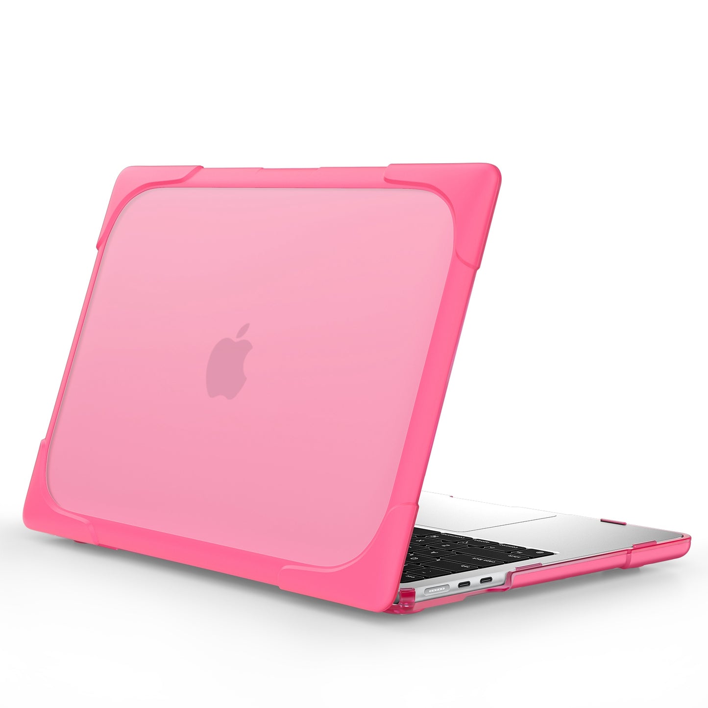 Laptop Case for MacBook Air 13 inch (2022) A2681 Protective Case Notebook Computer Anti-Scratch Cover with Stand - Rose