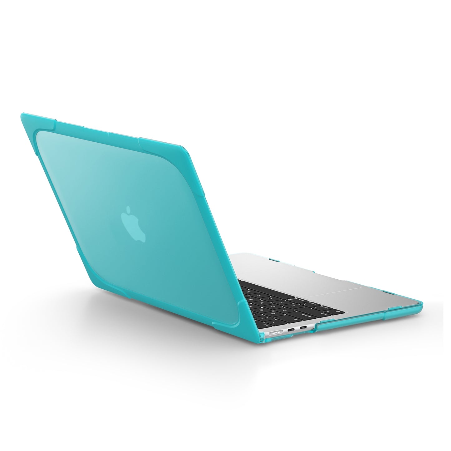 Laptop Case for MacBook Air 13 inch (2022) A2681 Protective Case Notebook Computer Anti-Scratch Cover with Stand - Baby Blue