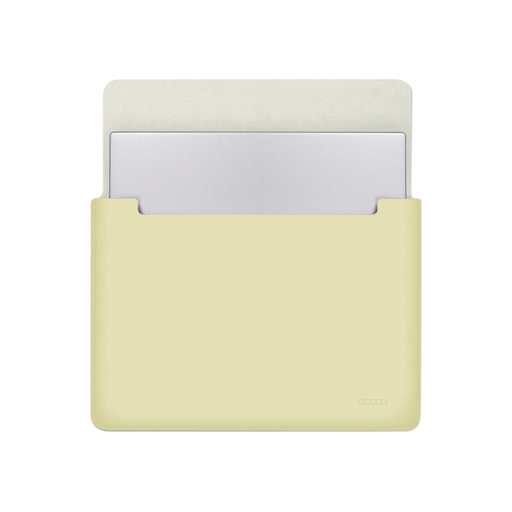 Uniqkart for 15 / 15.6-inch Laptop Protective Case Waterproof PU Leather Notebook Sleeve Carrying Bag - Green