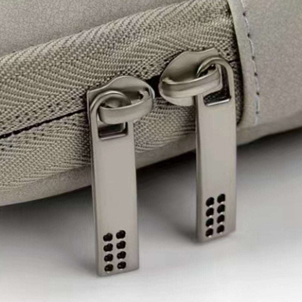 Copton 031 Series 13-14 Inch Laptop Bag Zipper Notebook PC Carrying Handbag Protection Matte Texture Surface Sleeve - Dark Grey