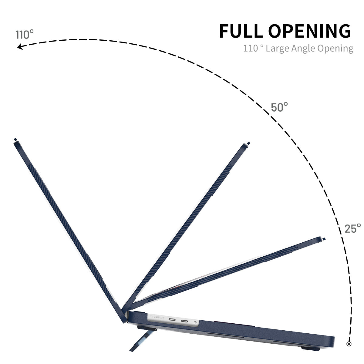 Anti-Scratch Slim Case for MacBook Pro 16 inch (2021) A2485 (US Version) Shockproof Laptop Case Kickstand Protective Cover with TPU Keyboard Film + Dust-Proof Plugs - Black