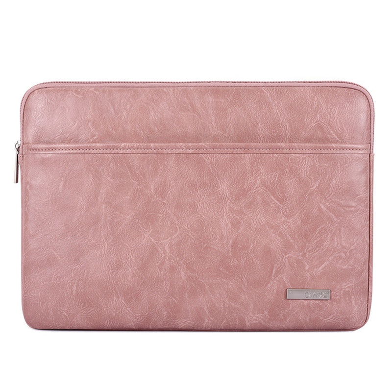 Canvasartisan L38-T06 11-Inch Laptop Bag PU Leather Notebook Computer Protective Case Slim Laptop Sleeve - Pink