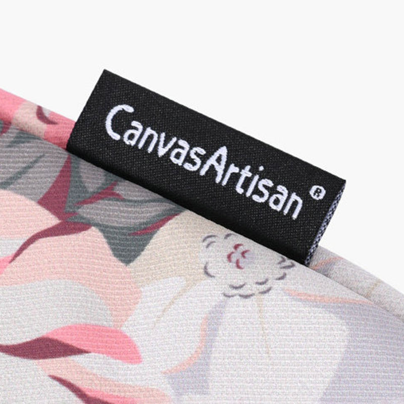 Canvasartisan H40-01 Portable Carrying Case for 12-inch Laptops Rose Pattern Printed Storage Bag Anti-Scratch Sleeve Bag - Grey