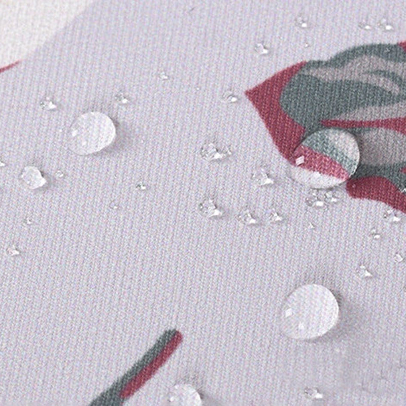 Canvasartisan H40-B01 Rose Pattern Printed Laptop Case 12-inch Laptop Sleeve Shockproof Protection Computer Carrying Bag Protective Briefcase - Black