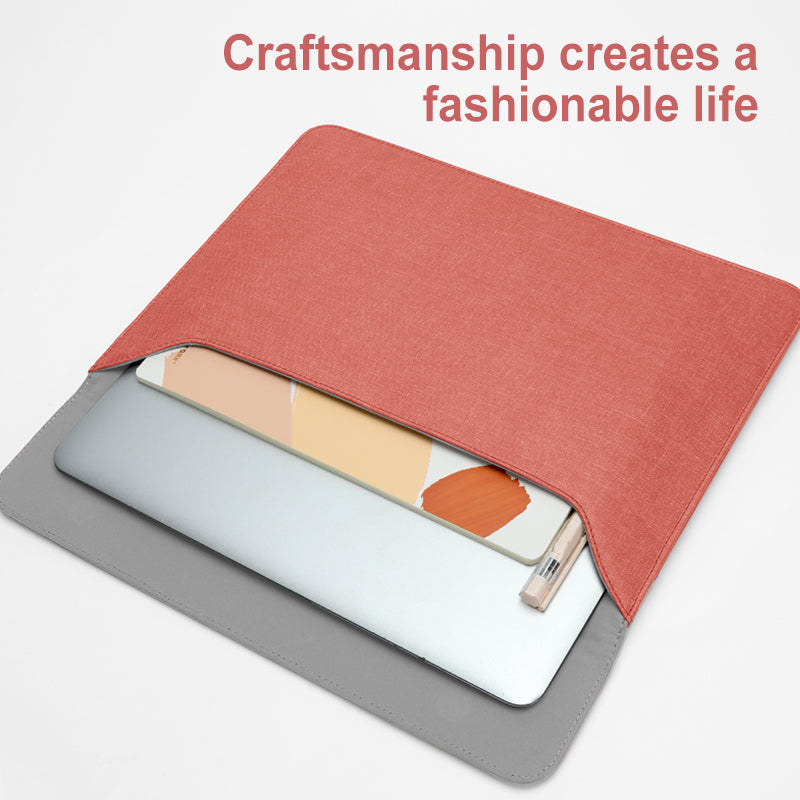 Bubm NDB-GB 13-inch Ultra Thin Waterproof Notebook Carrying Case Magnetic Flap Laptop Sleeve - Peacock Blue