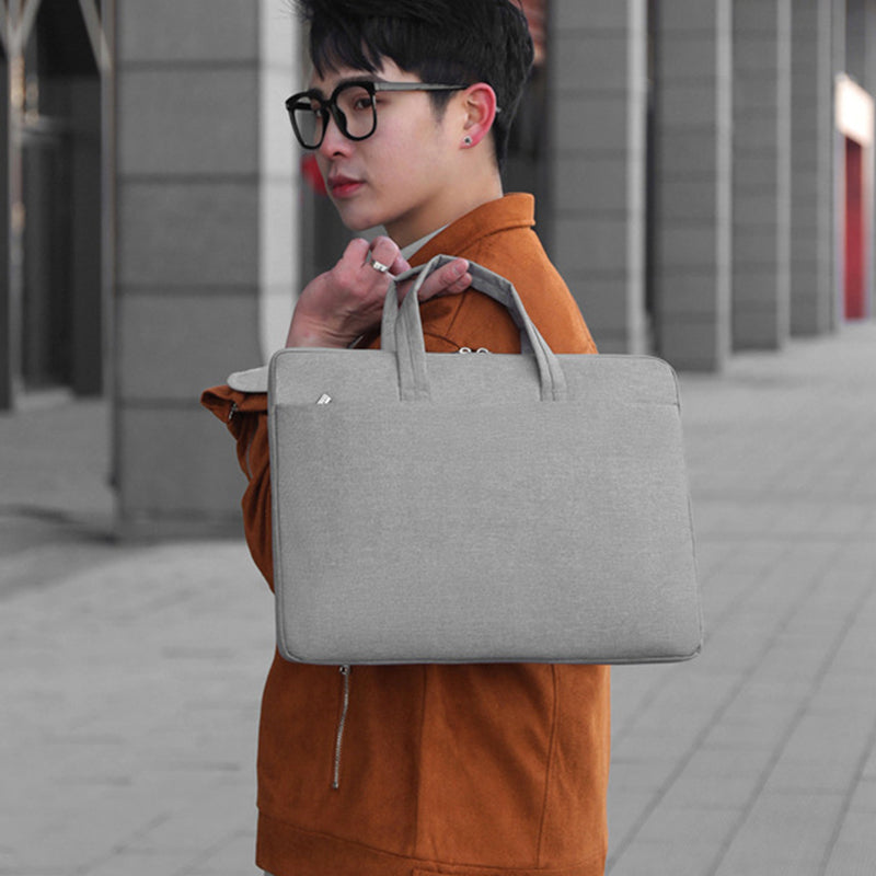 15 inch Laptop Bag Sleeve Business Style Soft Liner Zipper Notebook PC Carrying Pouch Handbag