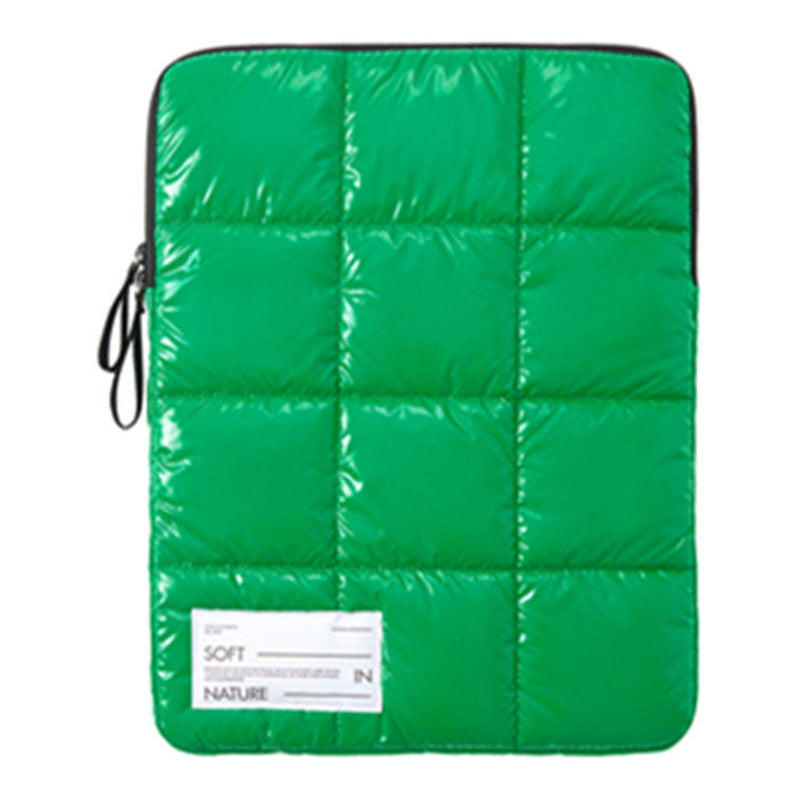13 inch Notebook Tablet Thicken Sleeve Bag Shock Resistant Laptop Protective Carrying Pouch - Green