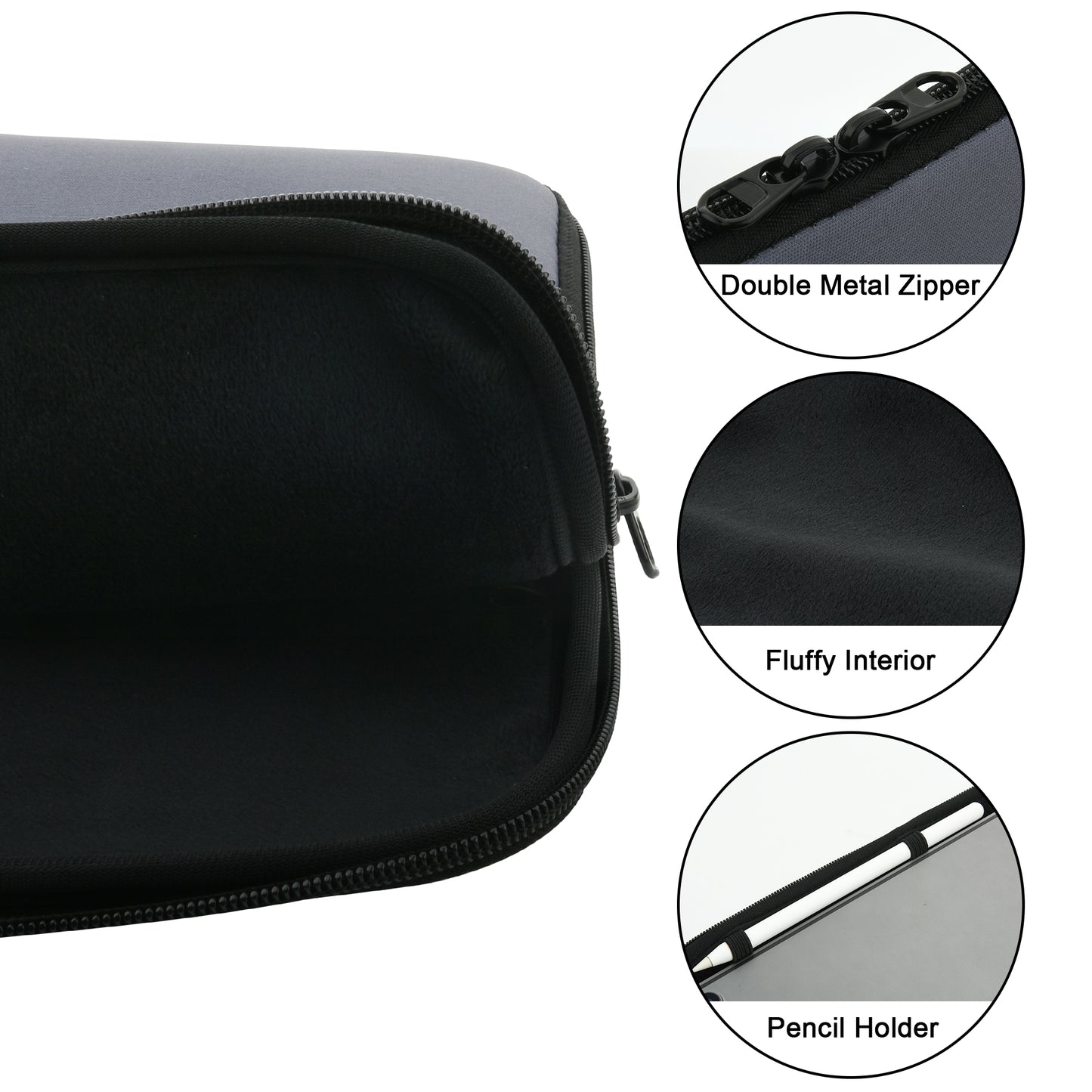 TXESIGN For iPad Pro 12.9-inch Protective Case Anti-scratch Neoprene Tablet Carrying Bag