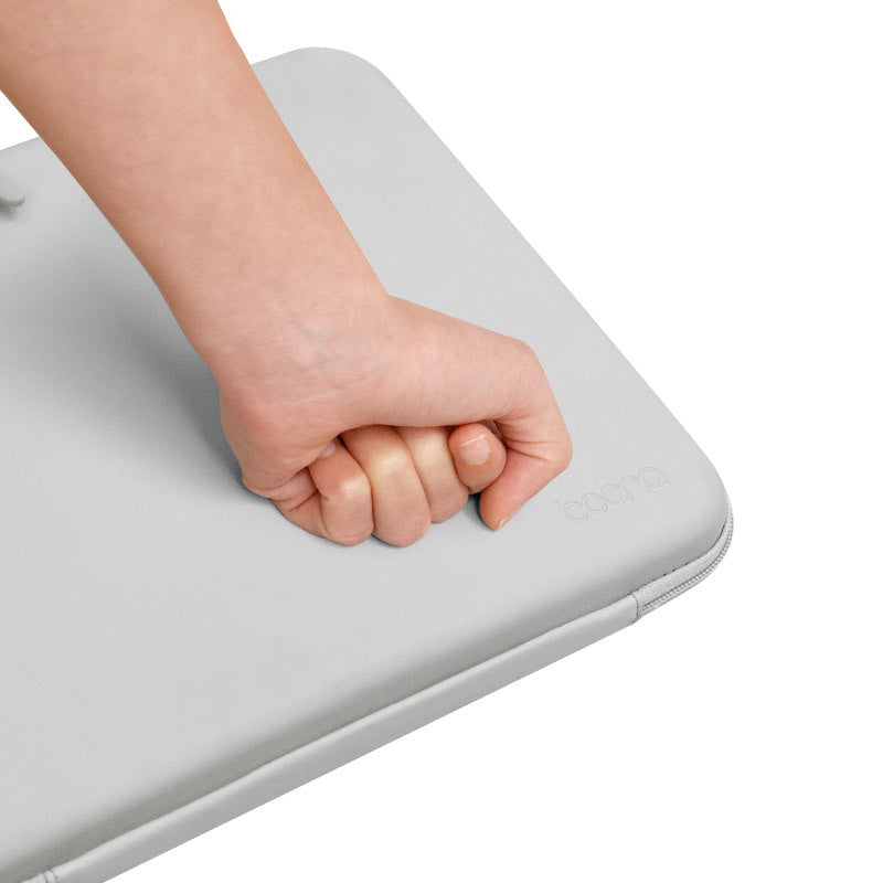 for MacBook 13.3inch Matebook Shockproof Case EVA+Leather Laptop Bag Notebook Computer Protection Sleeve Travel Work Carrying Handbag - Navy Blue