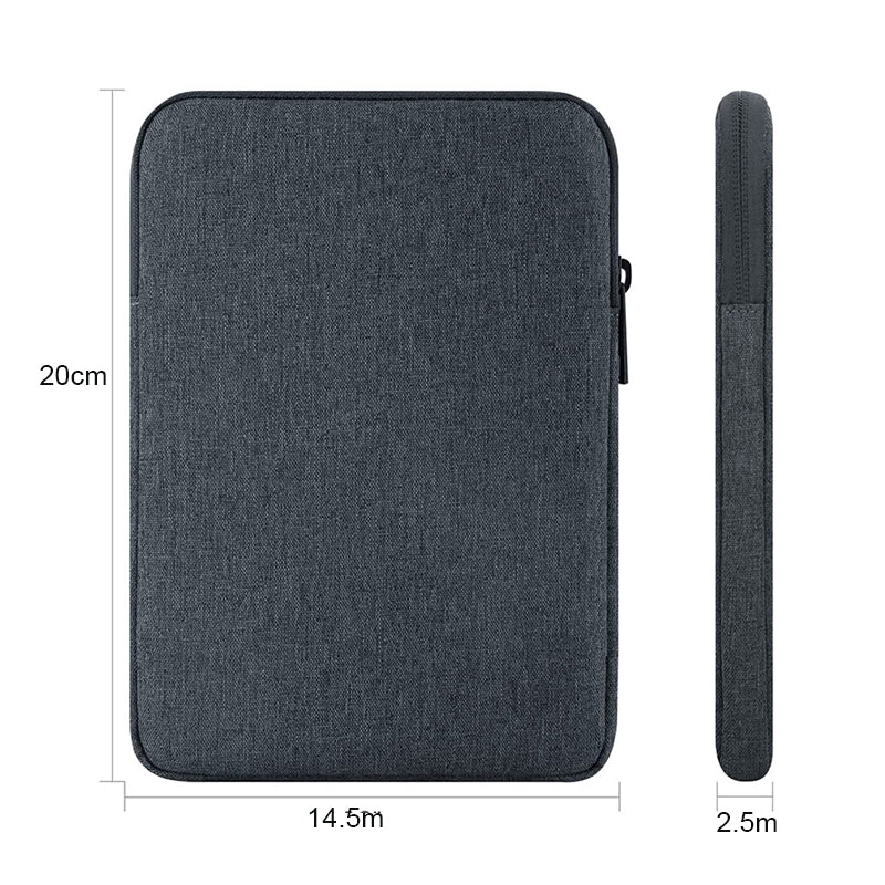Uniqkart 8.4-Inch Tablet Carrying Pouch Slim Anti-Scratch E-Book Protection Sleeve Bag for iPad Amazon Kindle - Dark Grey