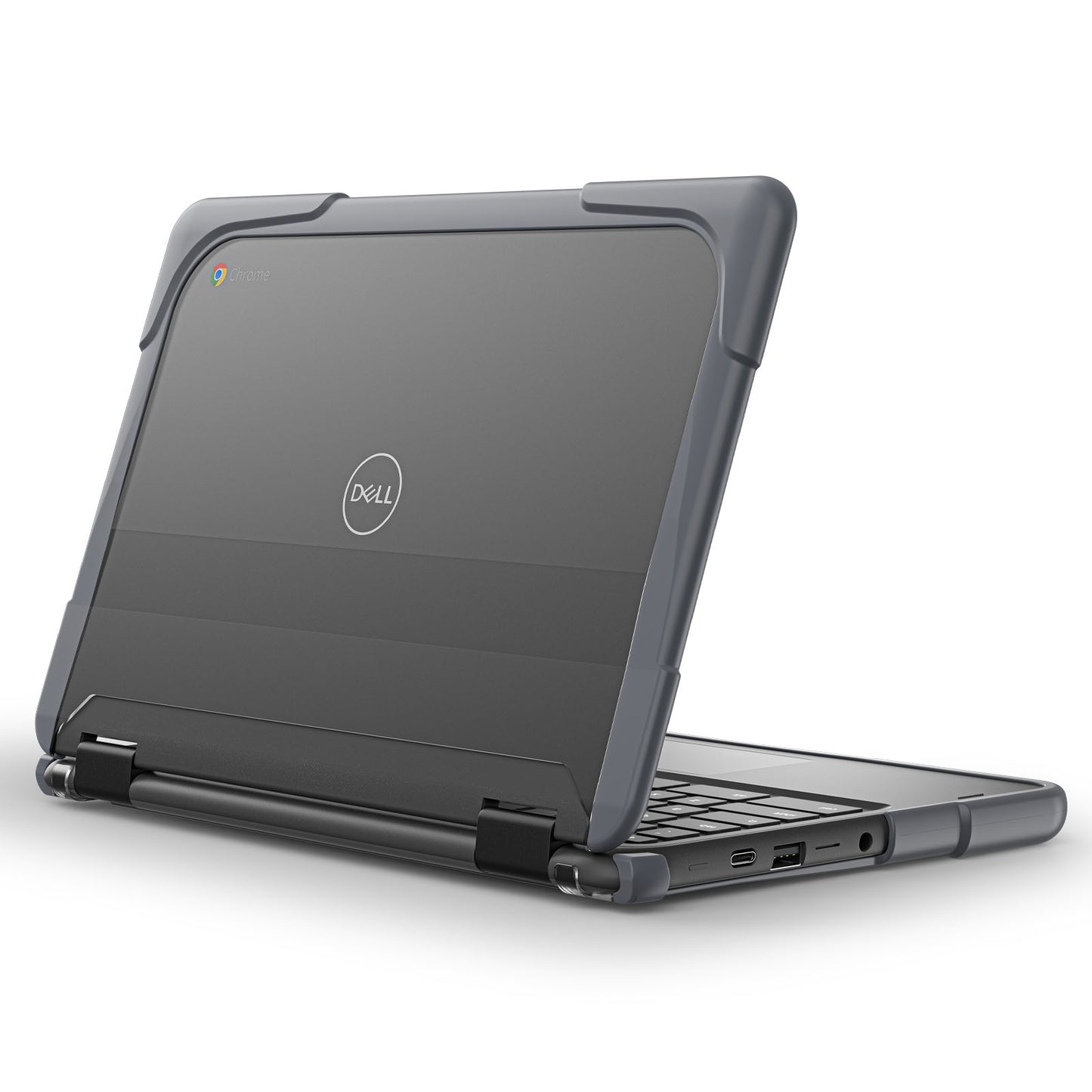 For Dell Chromebook 11.6-Inch 3100 / 3110 PC+TPU Laptop Case Anti-scratch Notebook Computer Upper+Lower Cover