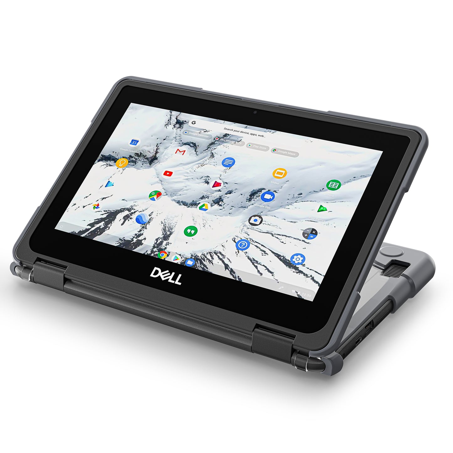 For Dell Chromebook 11.6-Inch 3100 / 3110 PC+TPU Laptop Case Anti-scratch Notebook Computer Upper+Lower Cover