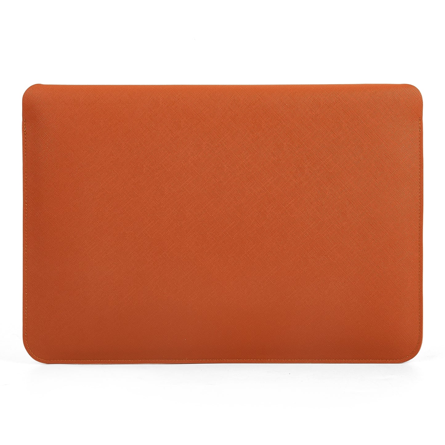 ZGA 16-Inch Notebook Computer Carrying Pouch Ultra-Thin Laptop Sleeve PU Leather Storage Bag Mouse Pad - Brown