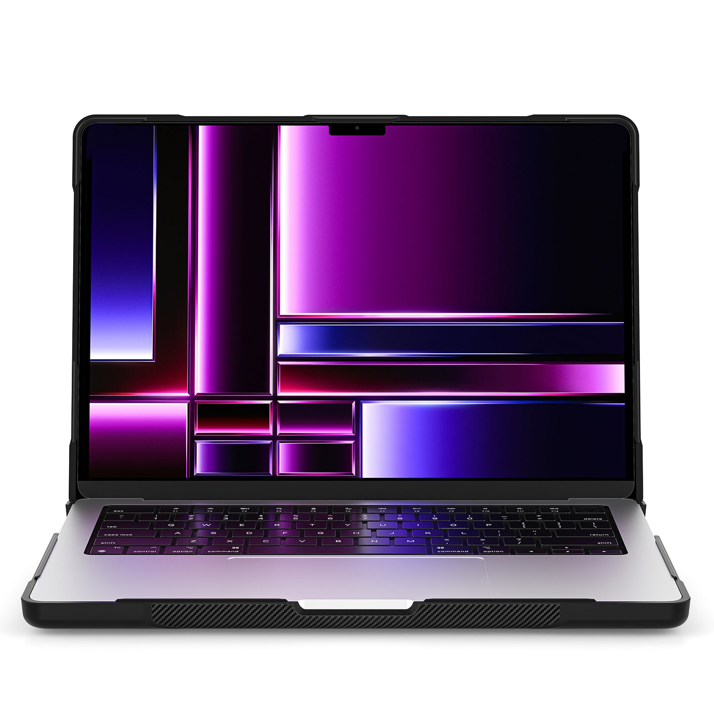 Sailor Series Shockproof Case for MacBook Pro 14 inch (2021) A2442 / (2023) A2779 Anti-Drop Laptop Case - Transparent