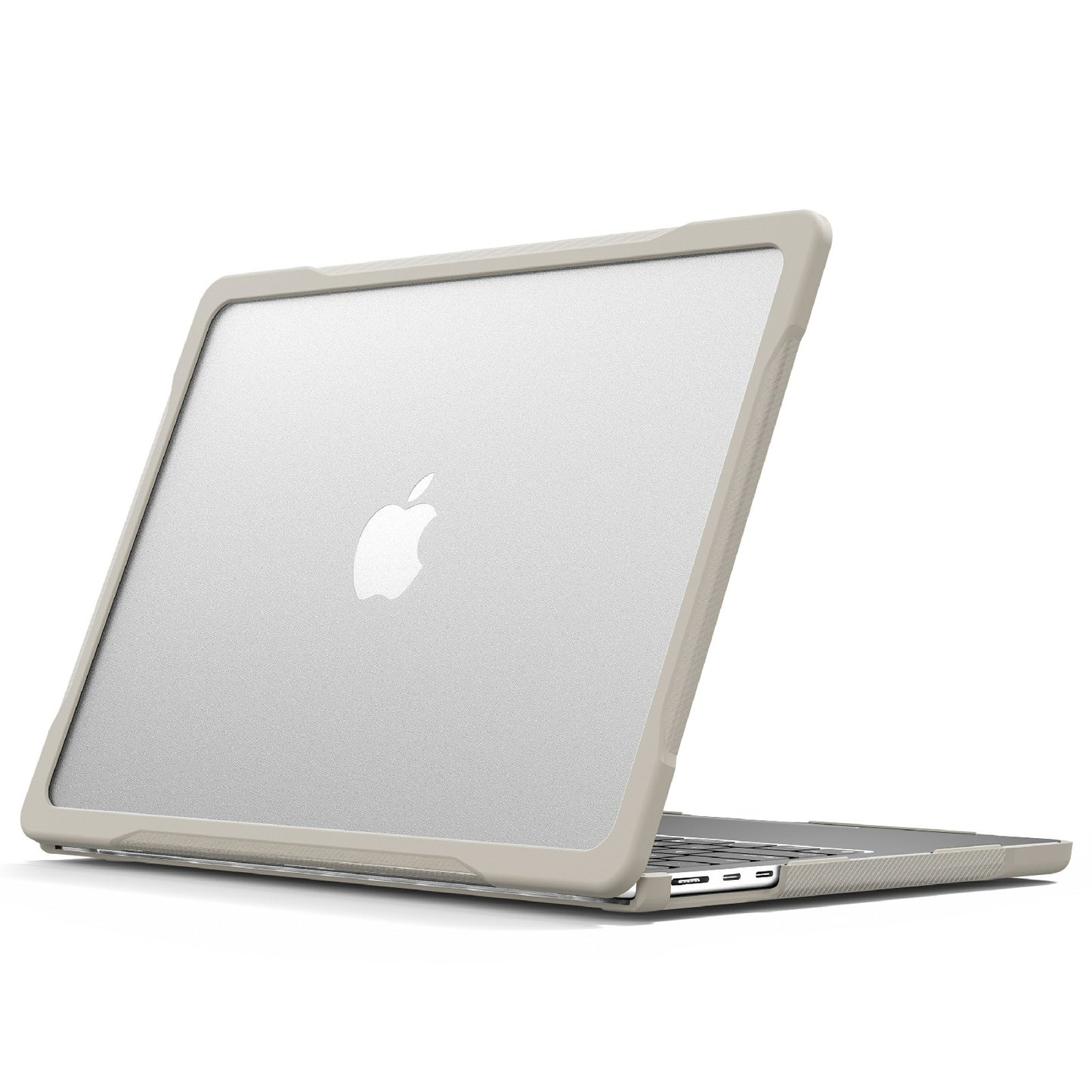 Sailor Series Laptop Case for MacBook Air 13 inch (2022) M2 A2681 Anti-scratch PC+TPU Cover - Khaki