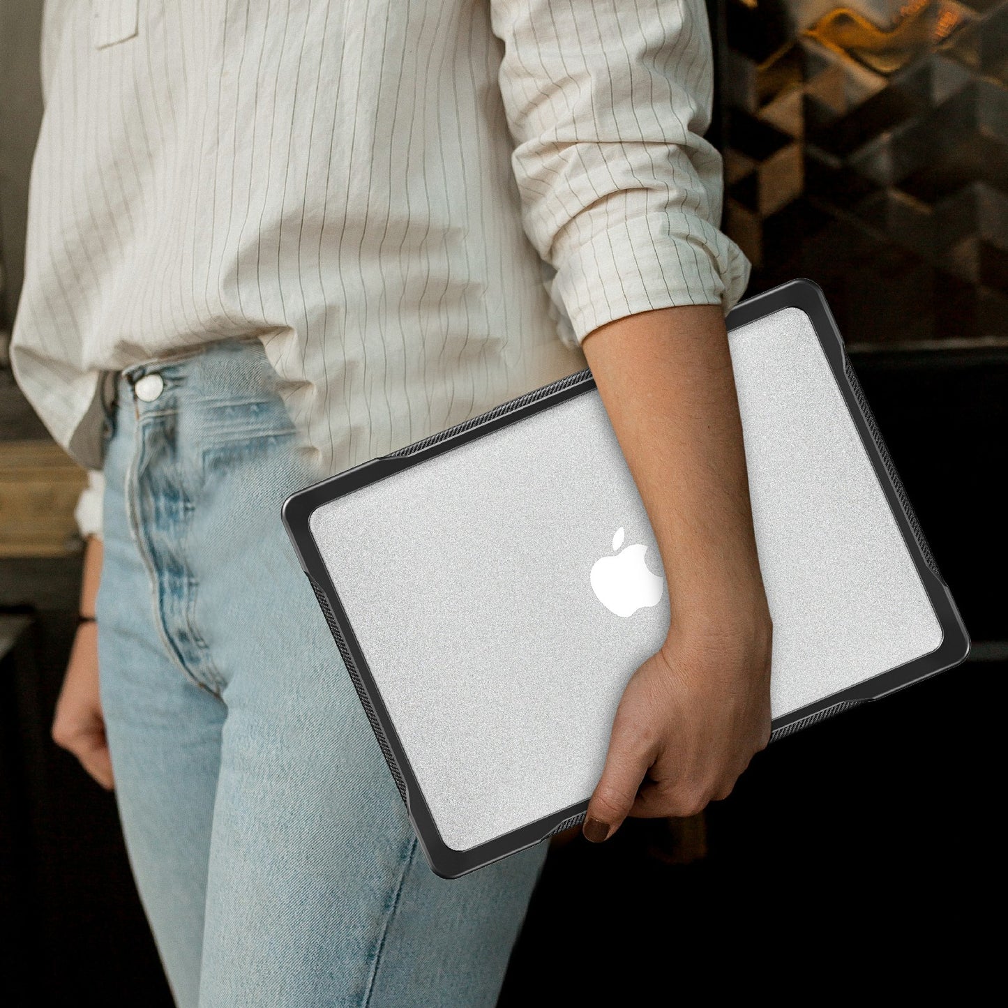 for MacBook Pro 13 inch (2016) A1706 A1708 / (2018) A1989 / (2019) A2159 / (2020) A2289 A2251 A2338 (M1 / M2) Sailor Series Laptop Case PC+TPU Cover - Transparent