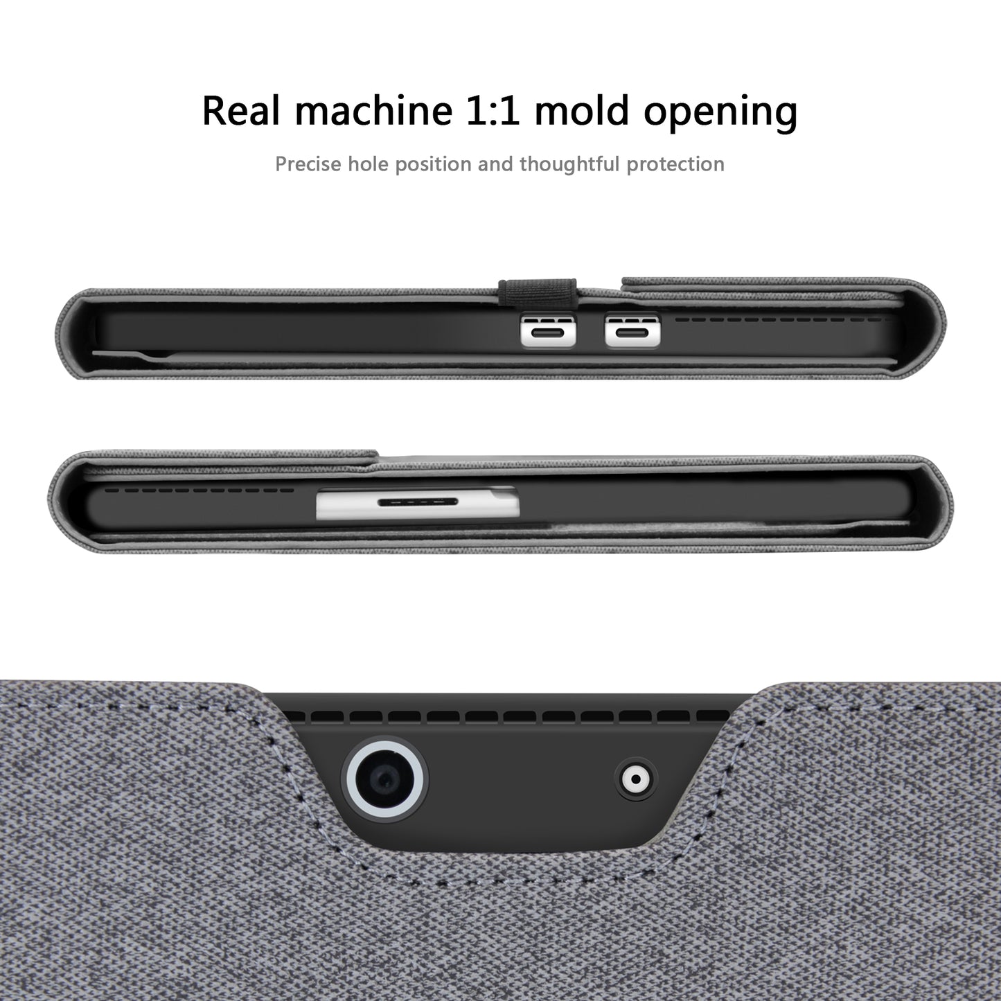 Uniqkart for Microsoft Surface Pro 9 Microfiber Leather Tablet Case Flip Stand Protective Cover with Pen Holder