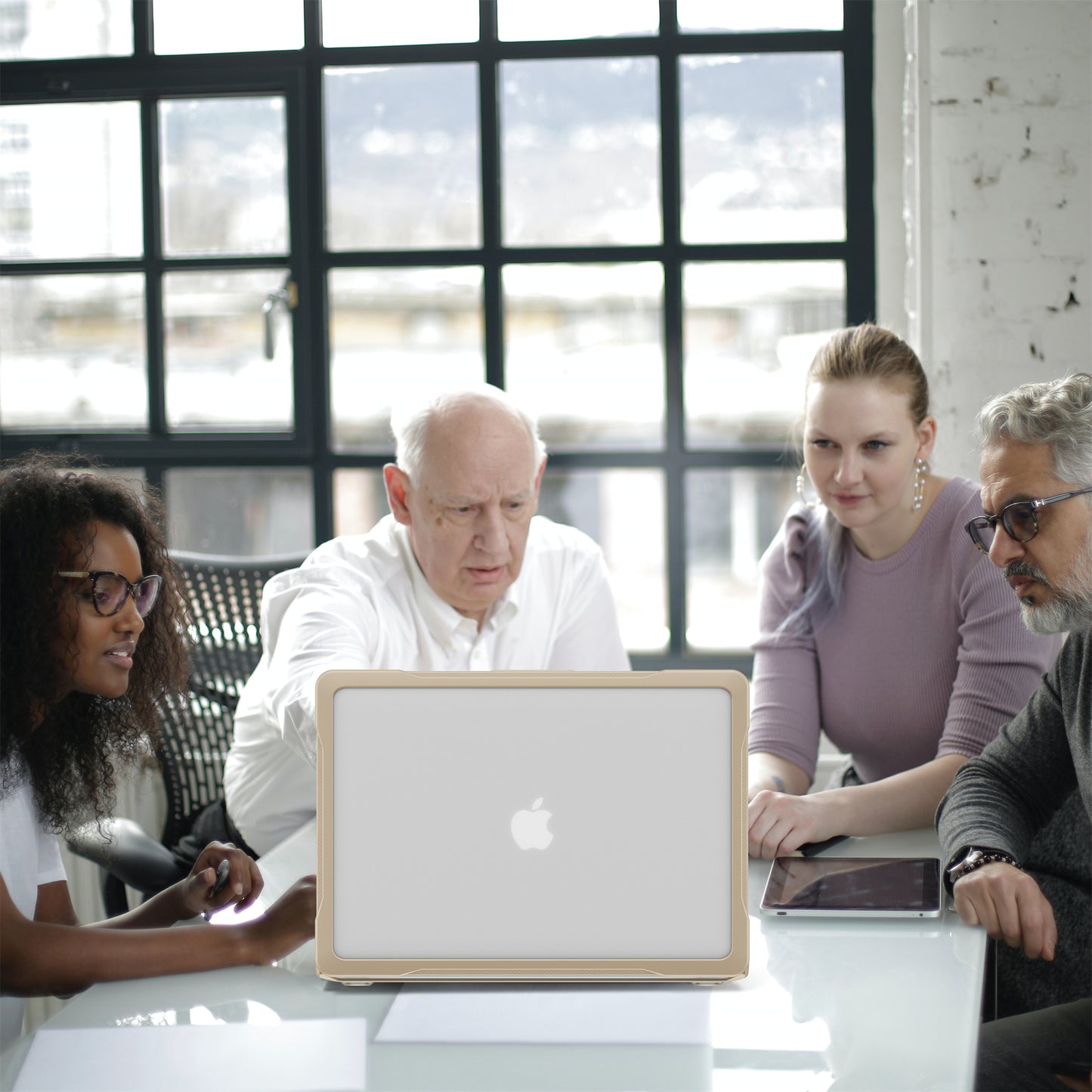 Sailor Series Laptop Case for MacBook Pro 13 inch (2016) A1706 A1708 / (2018) A1989 / (2019) A2159 / (2020) A2251 A2338 (M1 / M2) PC+TPU Shockproof Cover - Khaki