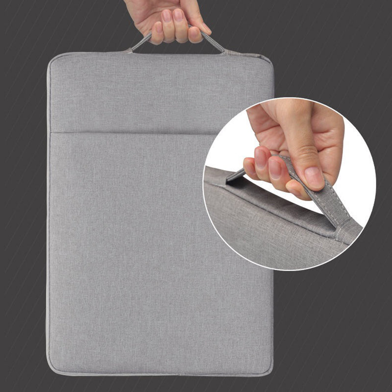 10.5-inch Shockproof Nylon Tote Tablet Bag Protective Sleeve Portable Storage Handbag - Black