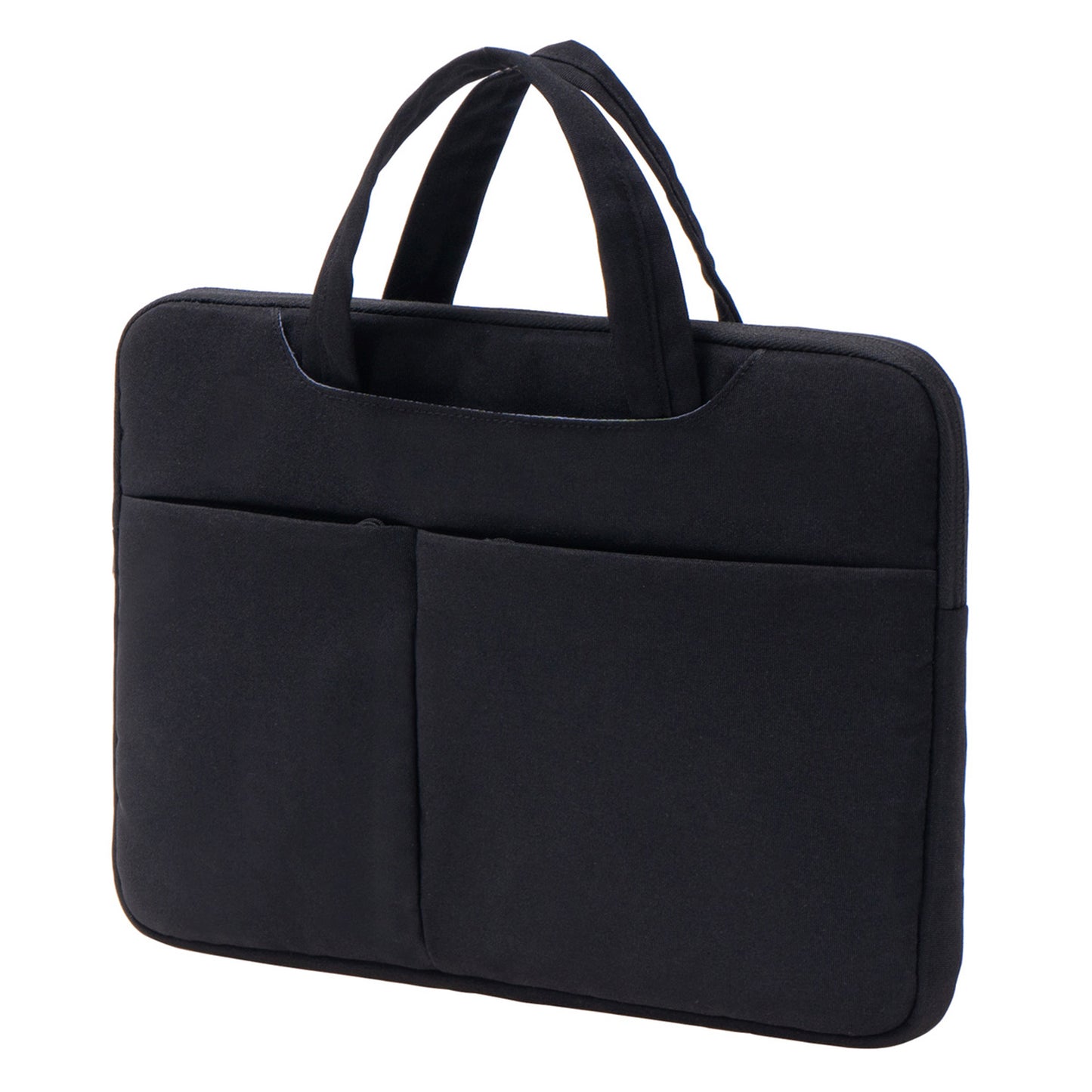 13-inch Laptop Protective Handbag Soft Lining Scratch Resistant Notebook Carrying Bag - Black
