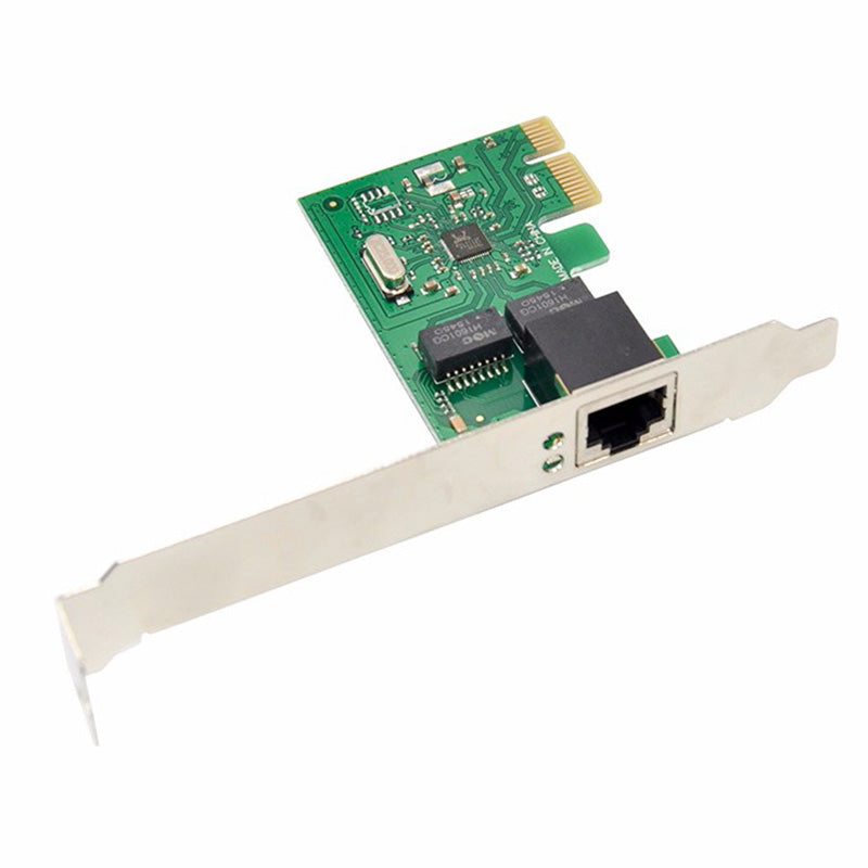 RTL8111 PCI-E X1 Single Port Gigabit Ethernet Network Card RJ45 Gigabit Ethernet LAN Card Adapter Support 10 / 100 / 1000Mbps Data Transmission
