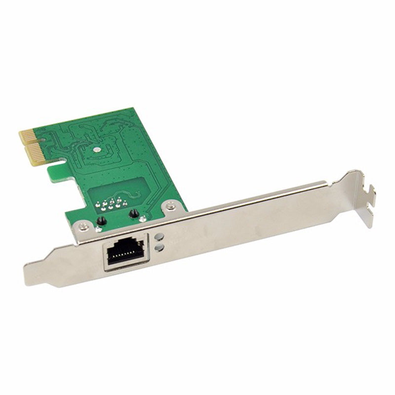 RTL8111 PCI-E X1 Single Port Gigabit Ethernet Network Card RJ45 Gigabit Ethernet LAN Card Adapter Support 10 / 100 / 1000Mbps Data Transmission