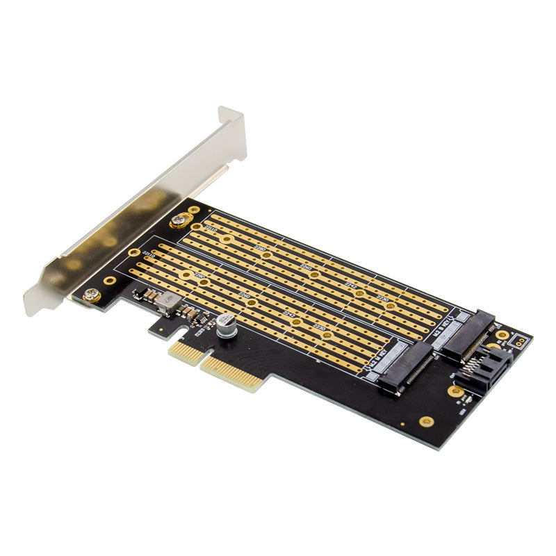 PCI-E 3.0 X4 to M.2 NVME SSD Adapter Card Solid State Drive Adapter Expansion Card 22110