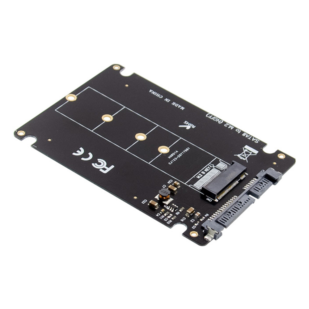 SATA to M.2 SSD Adapter Card Support M.2 Key B with SATA Protocol SSD 2280
