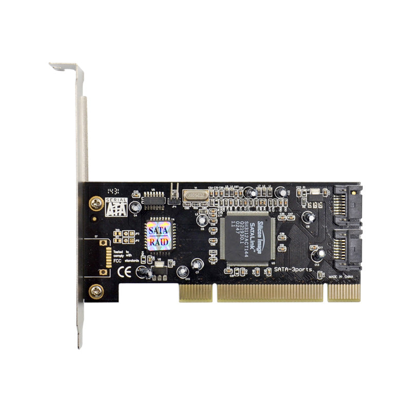 PCI Sil3112 SATA150 2 Channel RAID Array Card Built-in SATA Hard Disk Expansion Conversion Card with SATA Cable