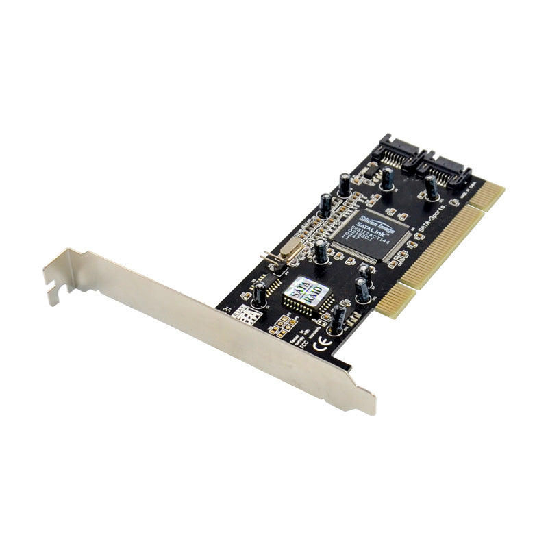 PCI Sil3112 SATA150 2 Channel RAID Array Card Built-in SATA Hard Disk Expansion Conversion Card with SATA Cable
